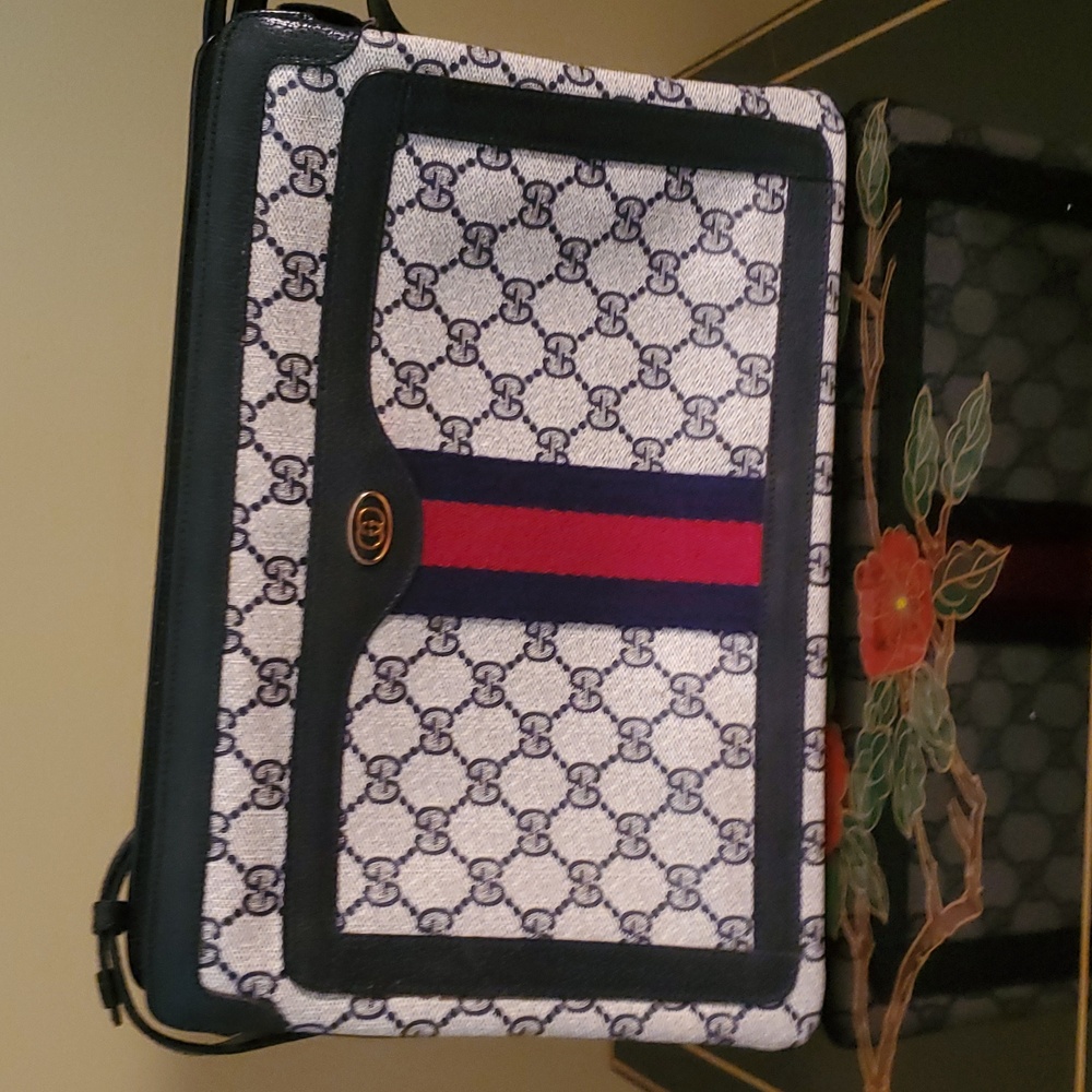 GUCCI, AUTHENTIC, VINTAGE, HANDBAG.